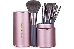 7-Piece Makeup Brush Set Professional Holder