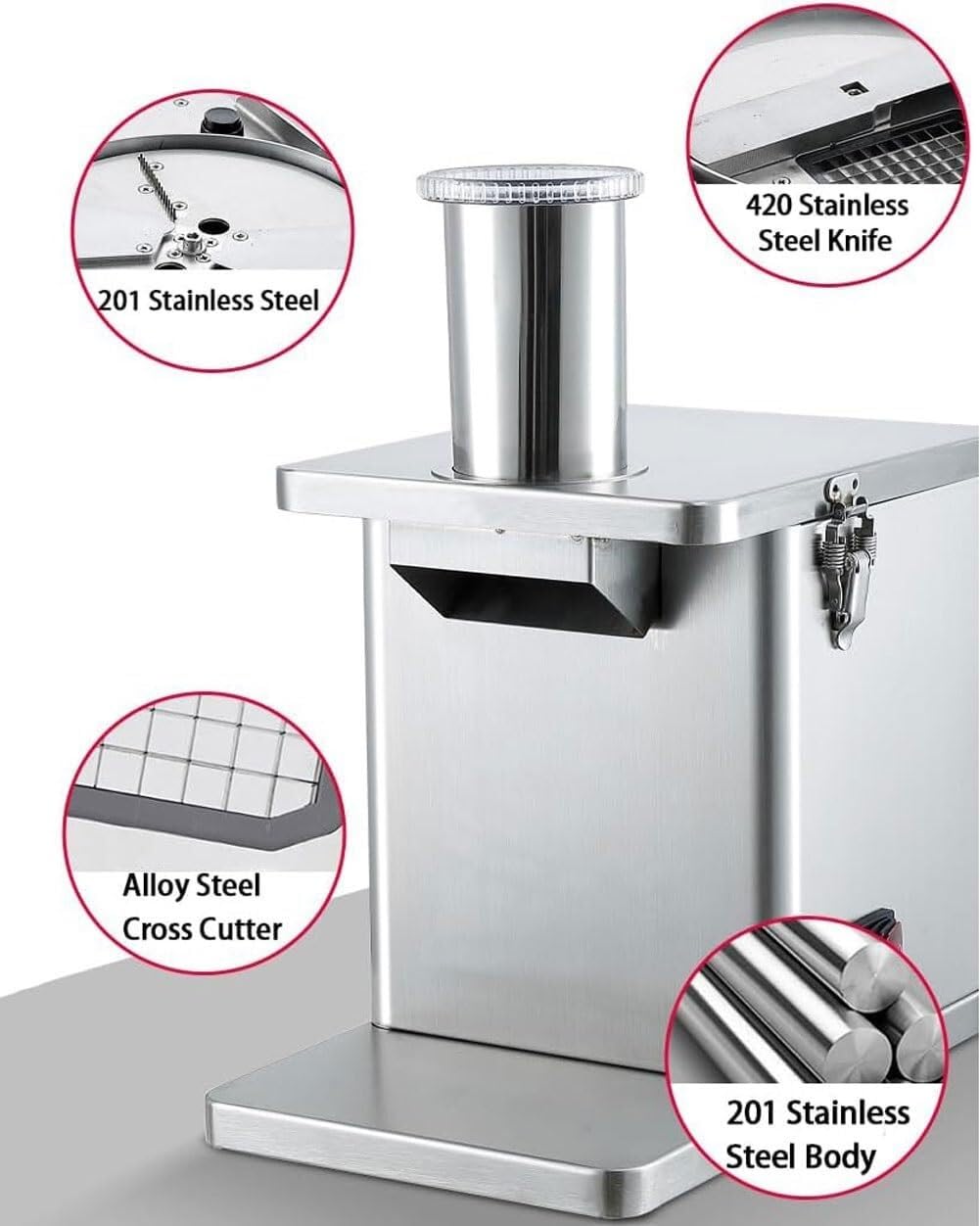 Amazon.com: UMJIGF Electric Vegetable Dicer, Commercial 250W