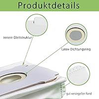 Vista 3 de Paquete de 14 bolsas de vacío compatibles con iRobot Roomba – i & s & j Series, bolsa de repuesto para iRobot Roomba