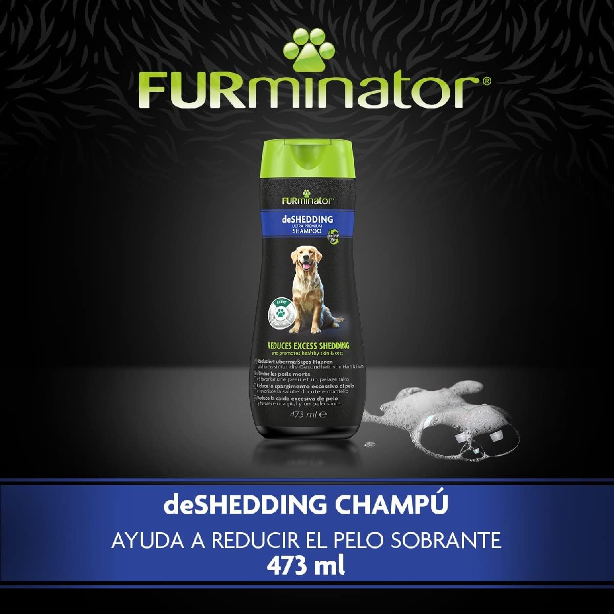 FURminator Shedding Ultra Premium Dog Shampoo - Removes Dead Hair Effectively - 16 oz 4