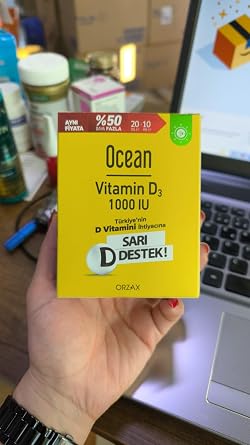 Ocean Vitamin D3 1000 Iu Sprey 20 ml + 10 ml%50 Daha Fazla