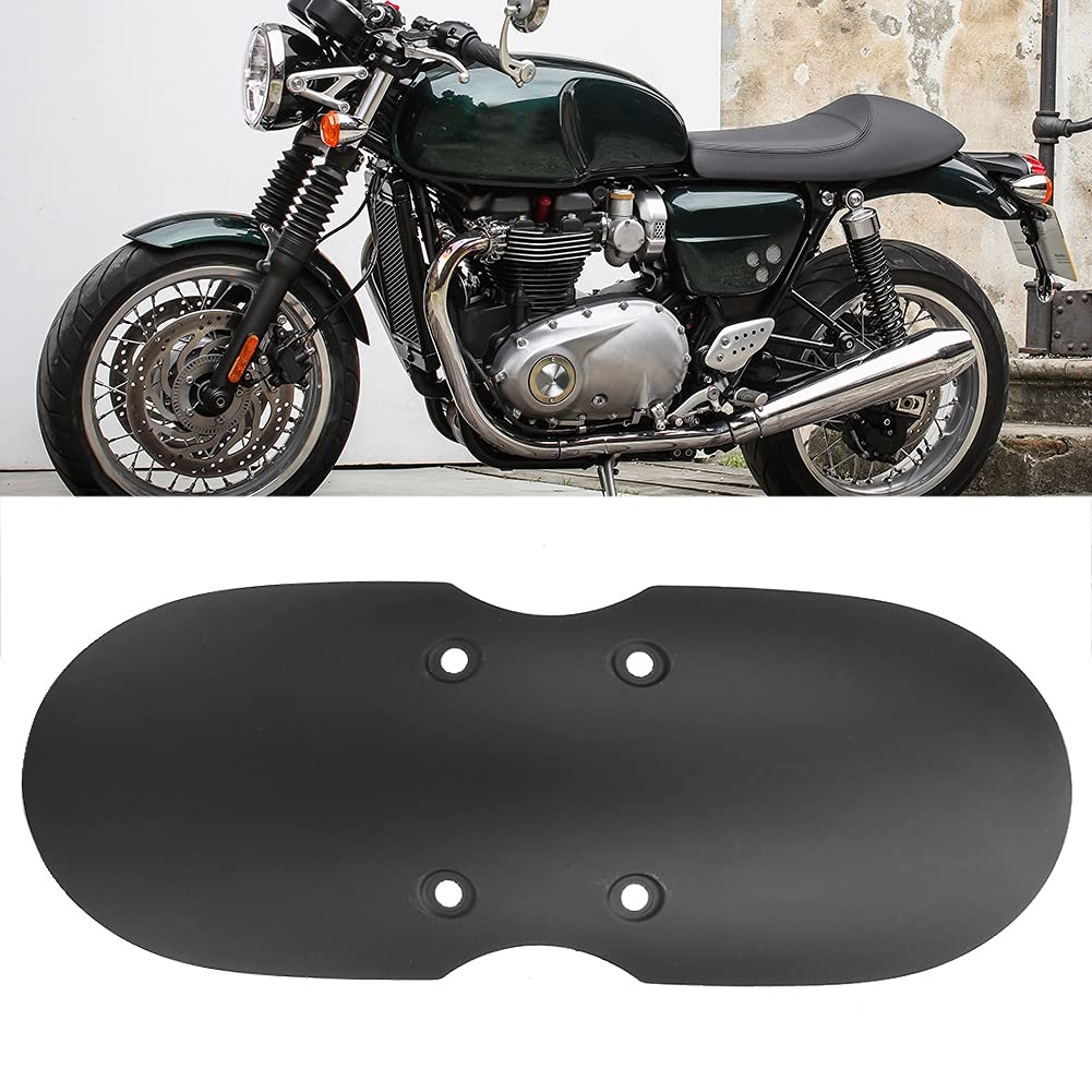 Parafango Anteriore Corto In ABS Per Moto Triumph T100 2001-2016 - Accessorio Sostitutivo, Colore Nero
