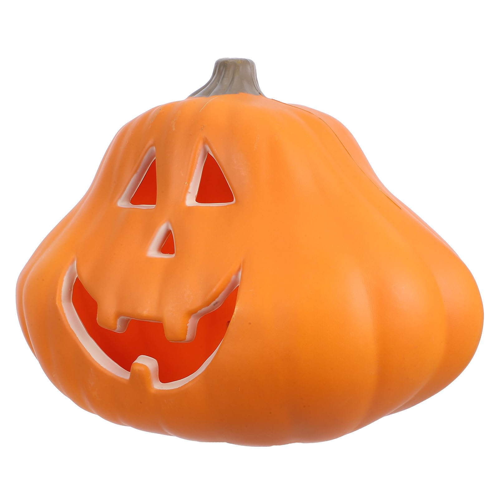Lampe citrouille LED orange TOPBATHY en plastique pour décoration de table
