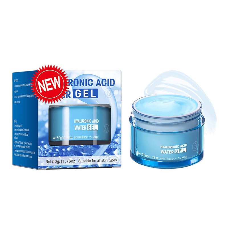 Gel hidratante facial com ácido hialurônico RG ROUGE LX, textura aquosa, 50 mL