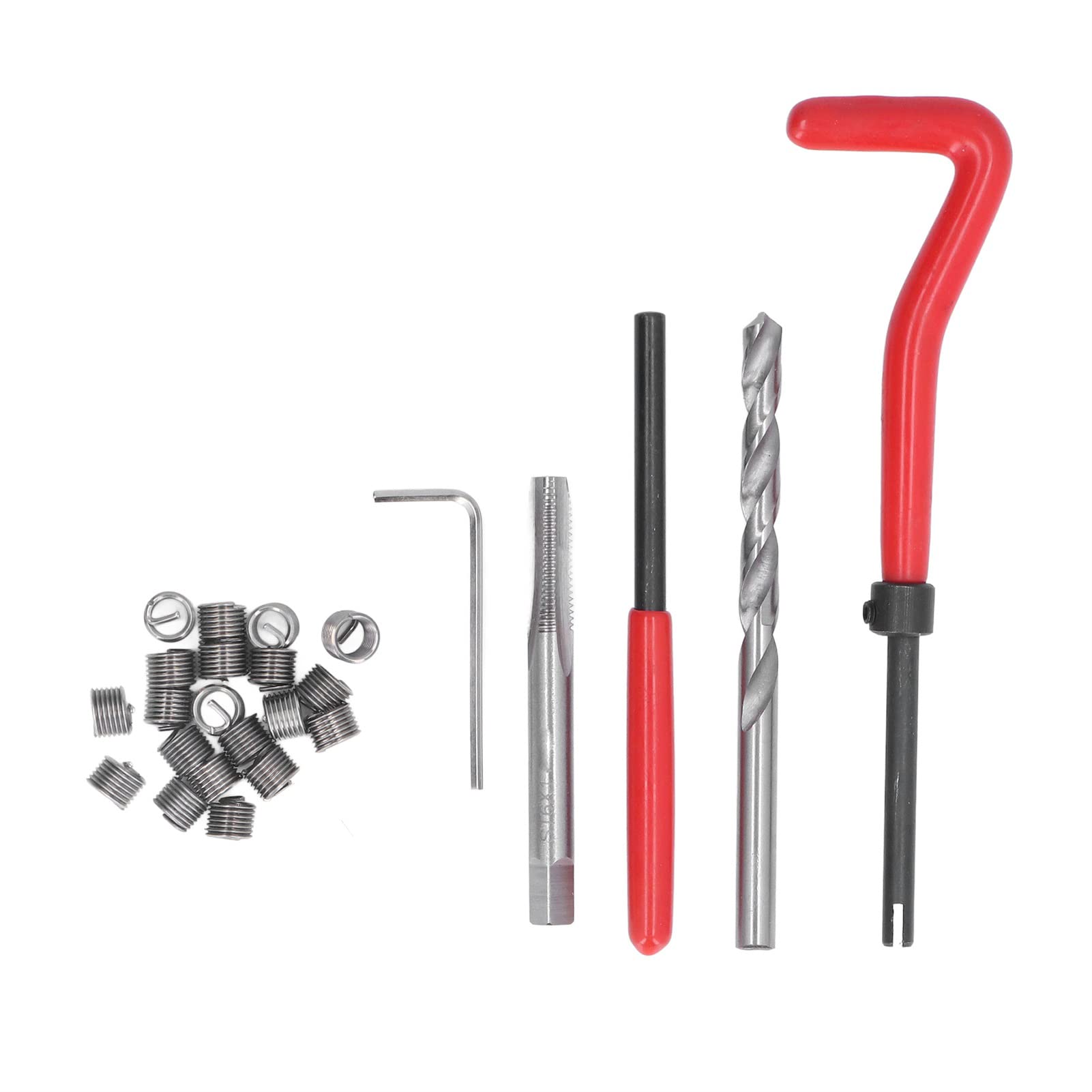 Kit réparation filetage M10x1,25mm avec tarauds HSS et outils d'insertion
