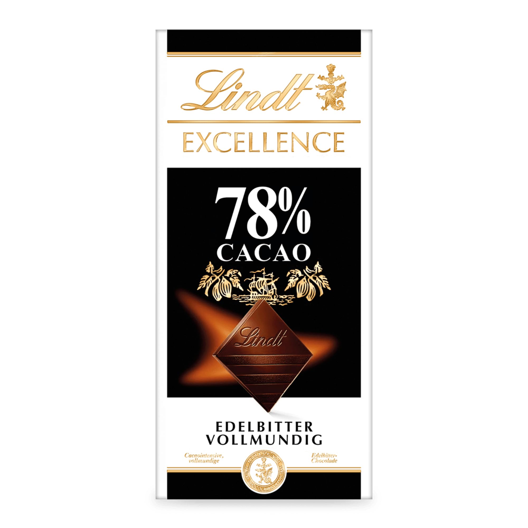 Lindt Schokolade | EXCELLENCE Tafel 78% | 10 x 100g | Edelbitter-Schokolade mit 78% Kakaoanteil | vegane Schokoladen-Tafel