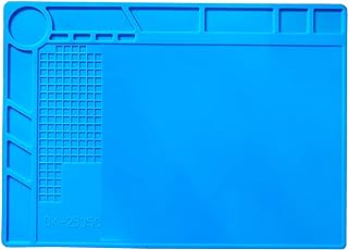 Silicone Soldering Mat 13.8 x 9.8 inch Repair Work Pad for Solder Iron Workbench Protenction - Heat Resistant 932°F
