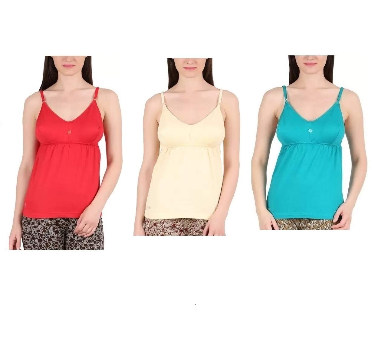 GMR Women’s/Girls Bra Camisole Combo Pack of 3 (80,85,90,95,100cm) GMR Women’s/Girls Bra Camisole Combo Pack of 3 (80,85,90,95,100cm)