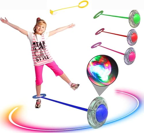 Miniatura 2 de Bola de salto de tobillo para niños, colorida rueda de destello oscilante, juguetes para niñas y niños, juguetes deportivos de fitness, regalos para