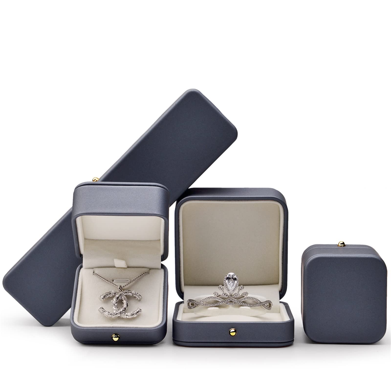 Joyero de Armario, Ideal para Guardar Anillos, Collares y Pulseras, Ideal para Bodas, pedidas de Mano y Aniversarios.
