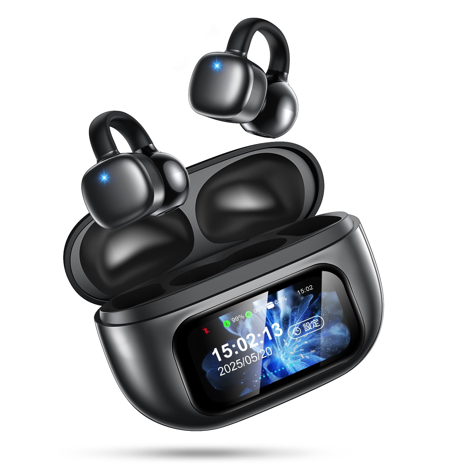 Amazon.co.jp: 【2025の衝撃作·ディスプレイ付きのイヤーカフ型