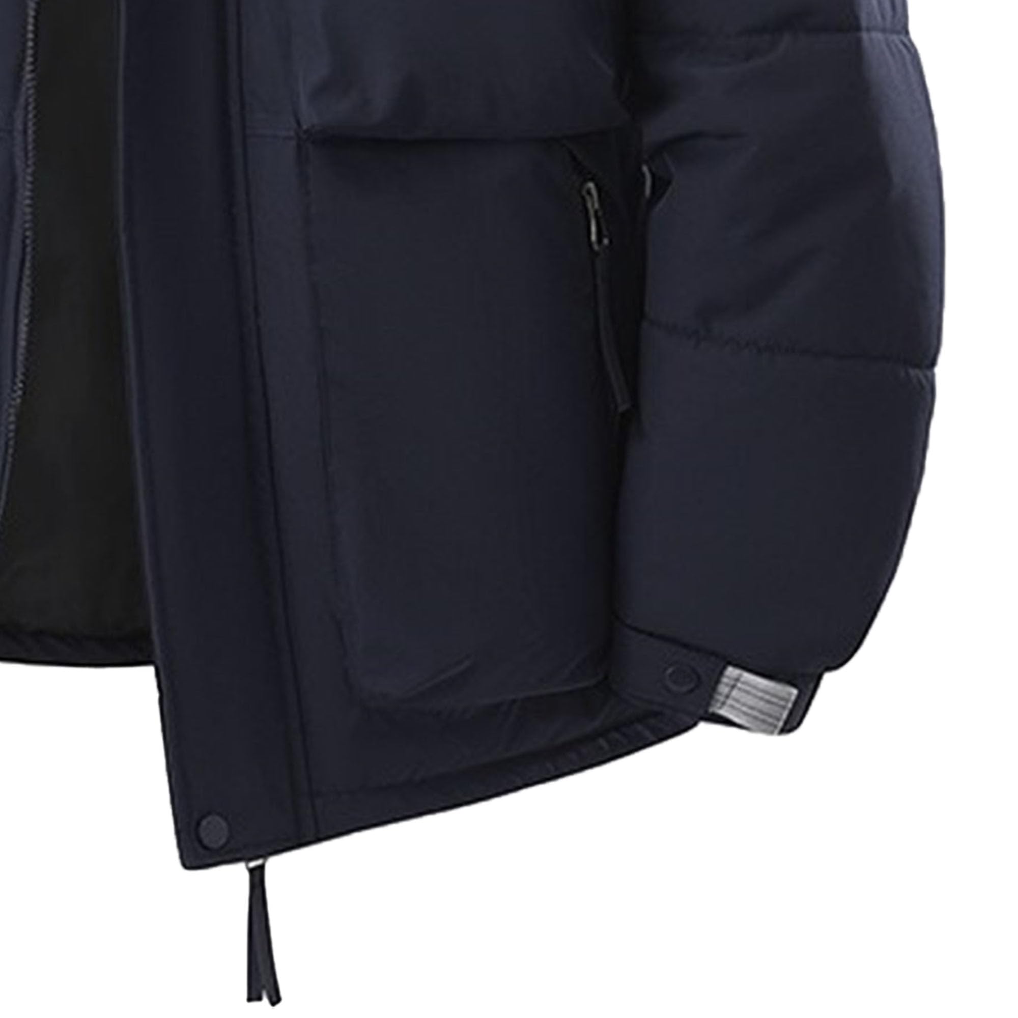 Piumino da uomo con cappuccio Bubble Parka Coat Stand Collar antivento piumino piumino full zip piumino cappotto