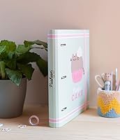 Vista 5 de Pusheen - Carpeta oficial de 3 anillos de alta calidad, carpeta de archivos de 12.6 x 10.6 pulgadas, carpeta de anillos de tapa dura duradera