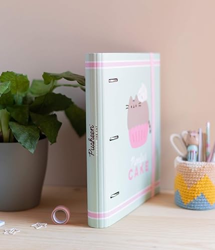 Miniatura 5 de Pusheen - Carpeta oficial de 3 anillos de alta calidad, carpeta de archivos de 12.6 x 10.6 pulgadas, carpeta de anillos de tapa dura duradera