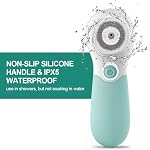 Facial Cleansing Brush Electric Facial Exfoliating Massage Brush with 3 Cleanser Heads and 2 Speeds Adjustable for Deep Cleaning, Removing Blackhead, Face Massaging