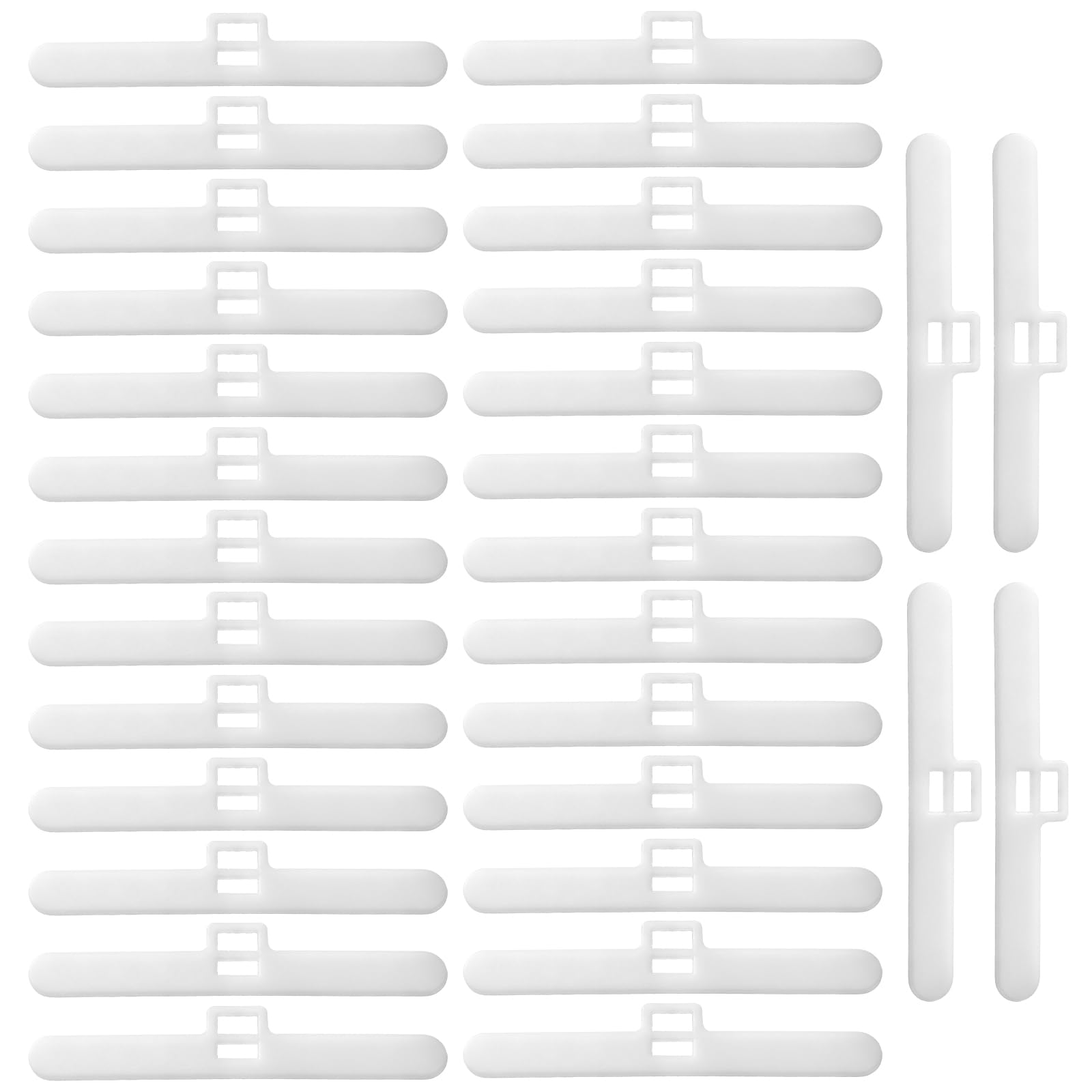 Ruwnii 30 Pcs Vertical Blinds Repair Parts, Blind Accessories Parts for 89 Mm (3.5 Inch) Slats Easy to Install
