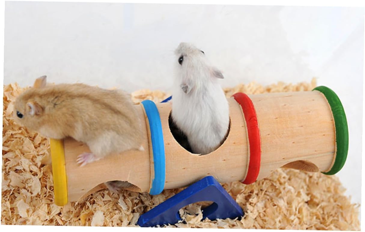 HOMSFOU Hamster Tunnel and Pet Tube Tunnel for Small Animals Blue Sturdy Plastic Tube Suitable for Hamsters Guinea Pigs and Small Pets