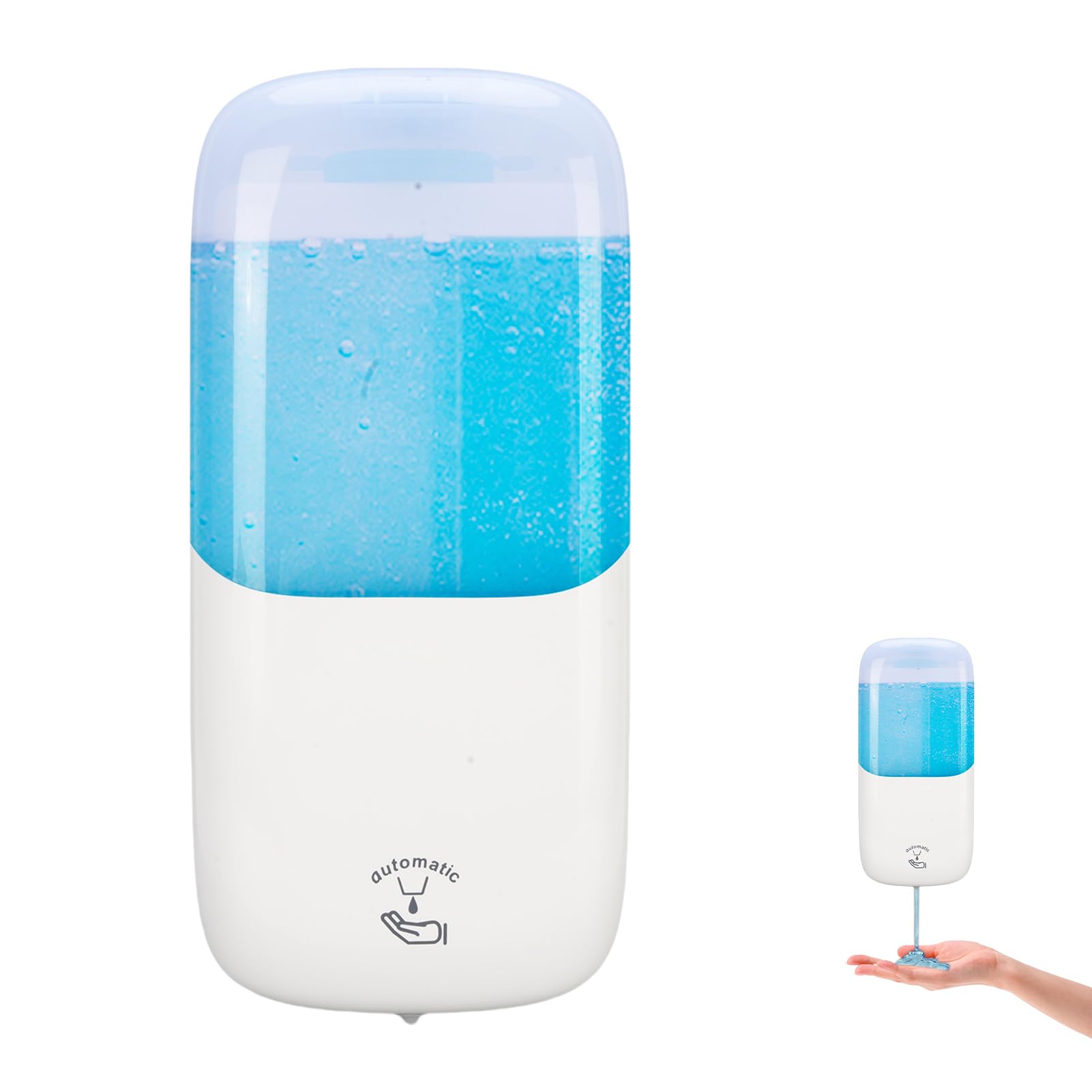 Distributeur automatique sans contact 1000 ml grande capacité murale