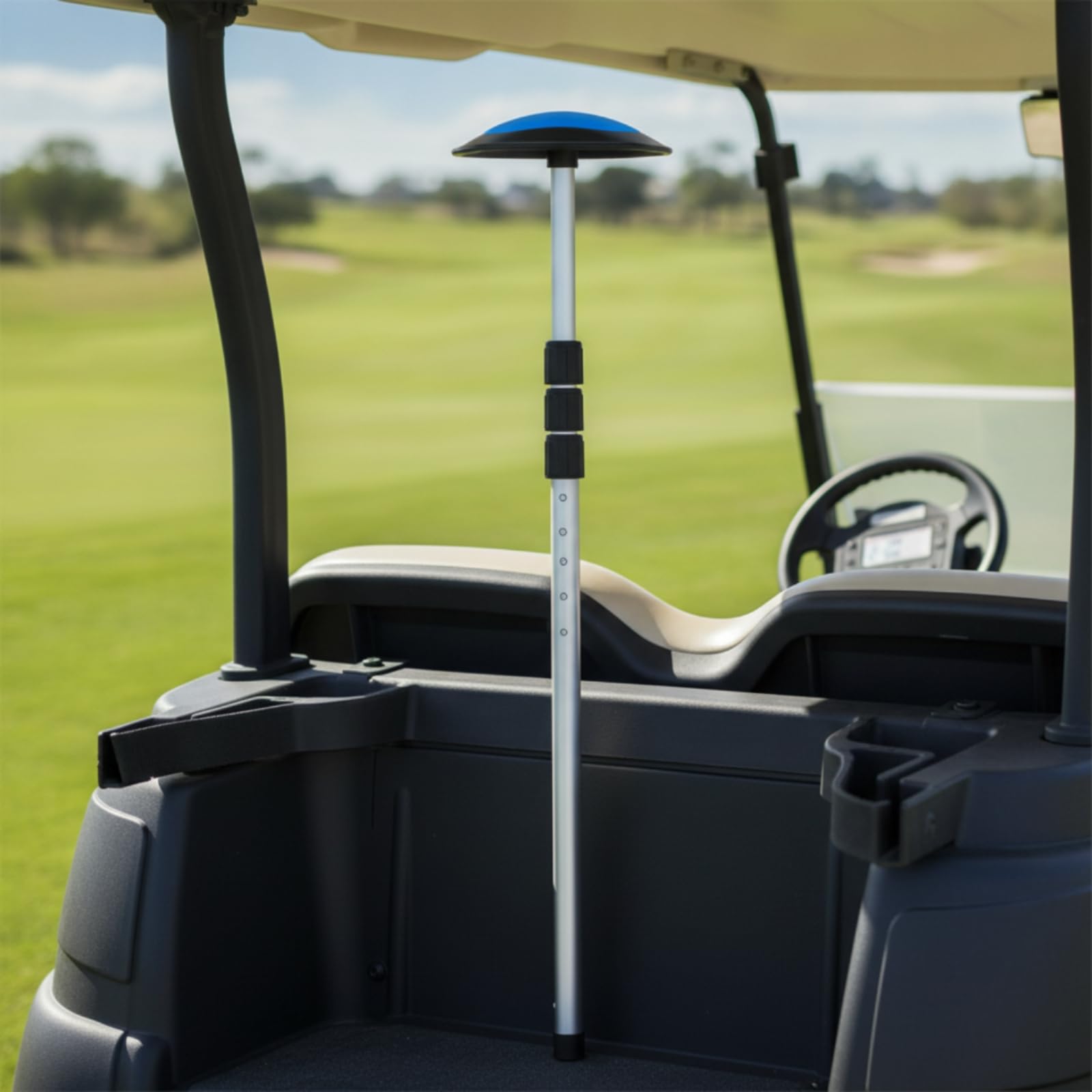 Stoßfest Golf-Reisestütze | Teleskopischer Aluminiumschaft, Golfbag-Unterstützung, achteckige Schutzkappe, Zubehör, für , Golfer, Golfspieler