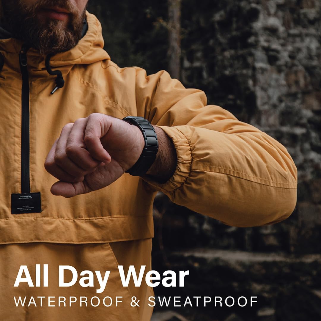 KORDIZ Titanium Watch Band T01 (Max) - Fits Apple Watch series 11 10 9 8 7 6 & SE3 SE2 SE (46mm 45mm 44mm) - Adjustable Titanium Apple Watch Band with Secure Clasp - Premium Color Matching Band with Comfortable grip - Replacement Wristbands for iWatch