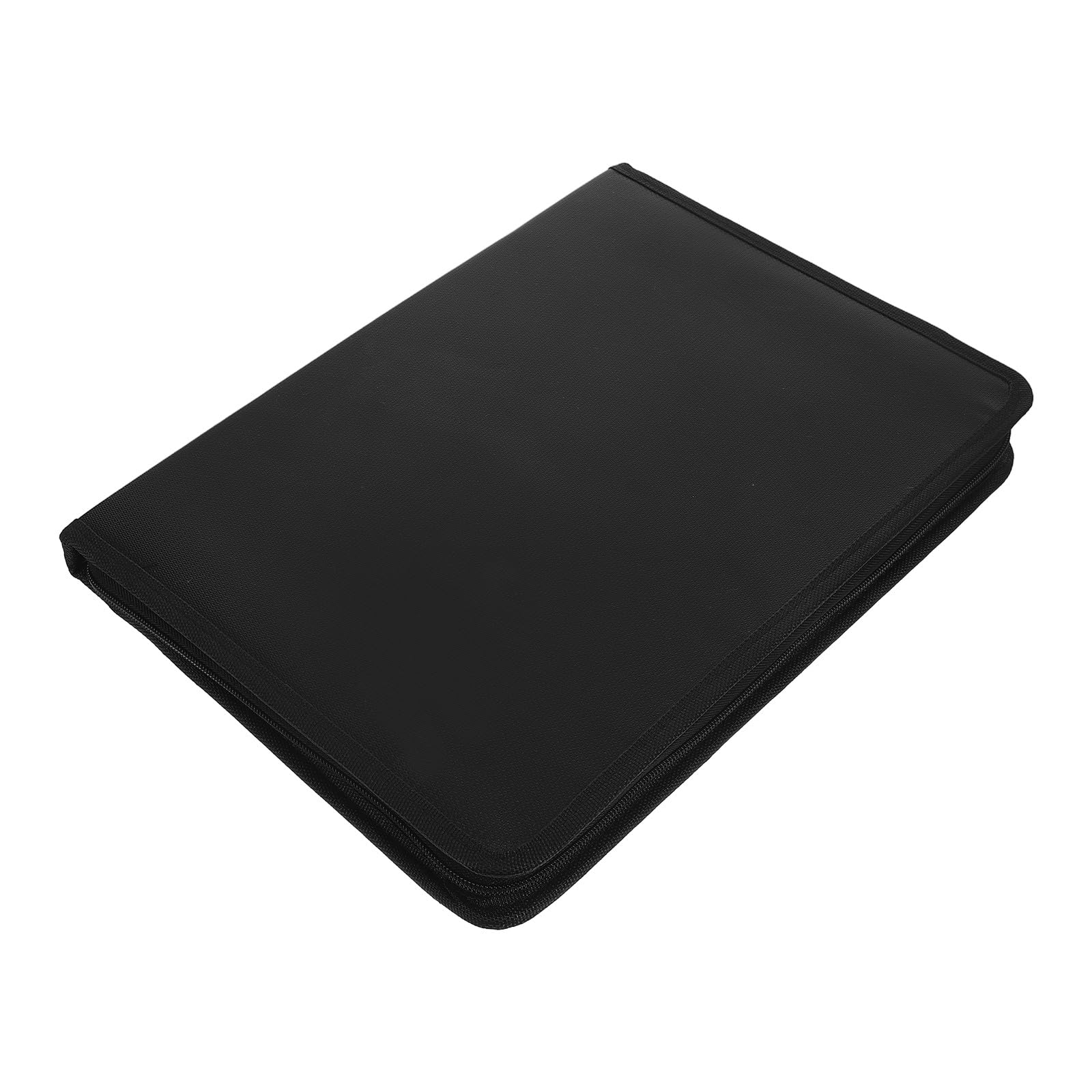 OUNONA Organizador de archivos tipo acordeón negro: Carpeta de documentos ignífuga e impermeable - Bolsa de archivo expandible de gran capacidad para certificados, recibos y facturas.