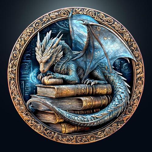 Puzzle 1000 pièces adultes jigsaw unique irrégulier rond de 67,5 cm