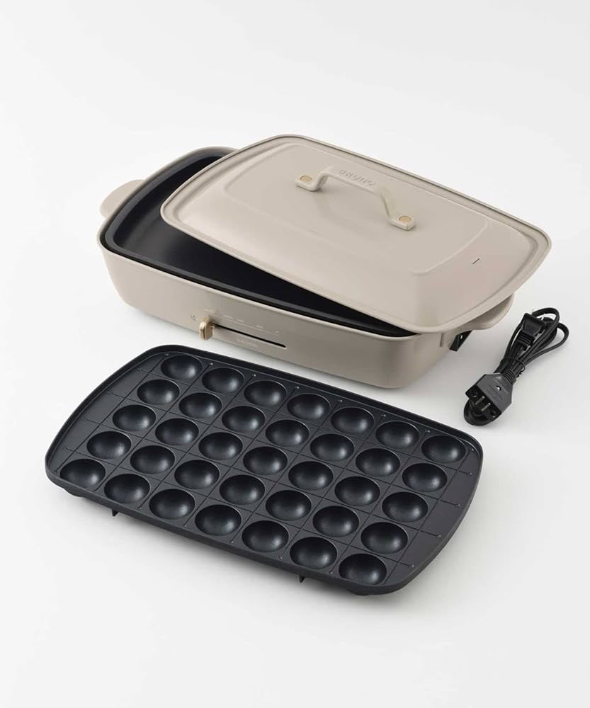 BRUNO ブルーノ ホットプレート グランデサイズ 【グレージュ】 Amazon | BRUNO ホットプレート グランデサイズ グレージュ