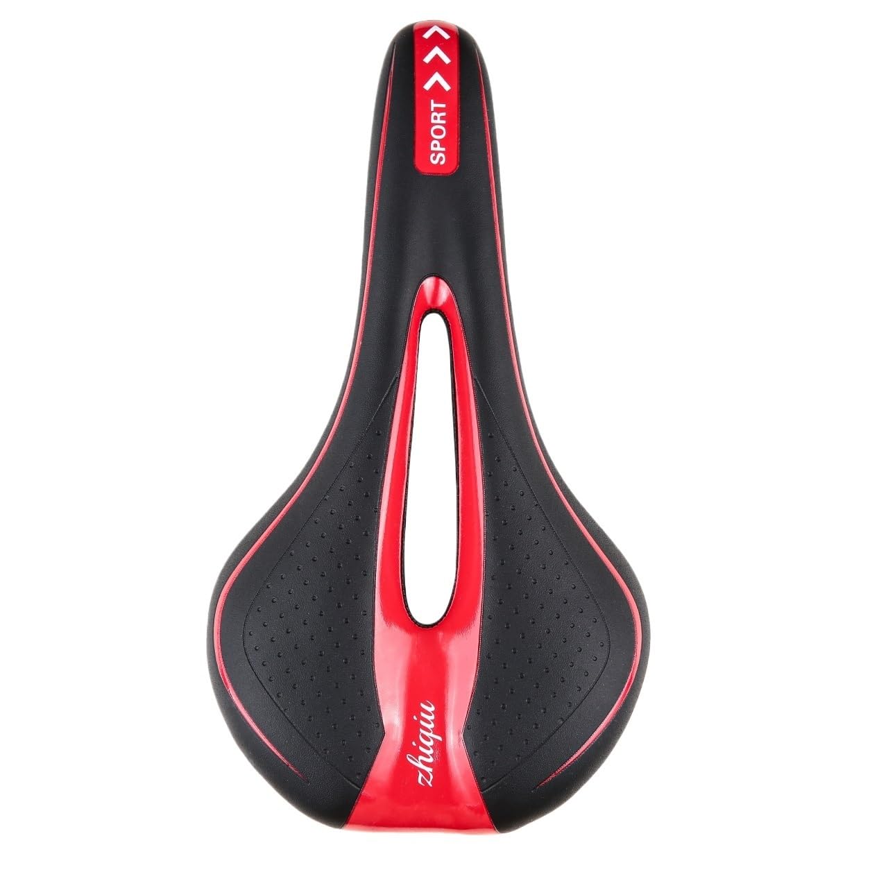 VFdthR Bike Seat Bike Seat Comfortable Bicycle Saddle With Ergonomic Zone For Men & Women Universal Fit For BMX, MTB & Road(Red)