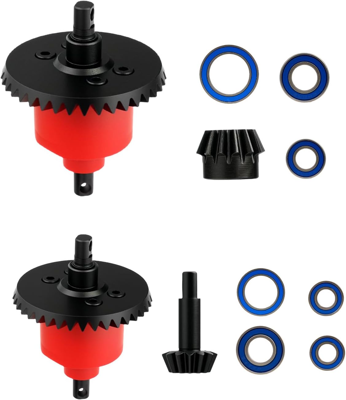 Enhanced Steel Front Differential Diff Input Gear Nylon Case for 1/10 Slash Rustler Stampede 4X4 4WD VXL F-150 XO-1 Series Upgrade Parts