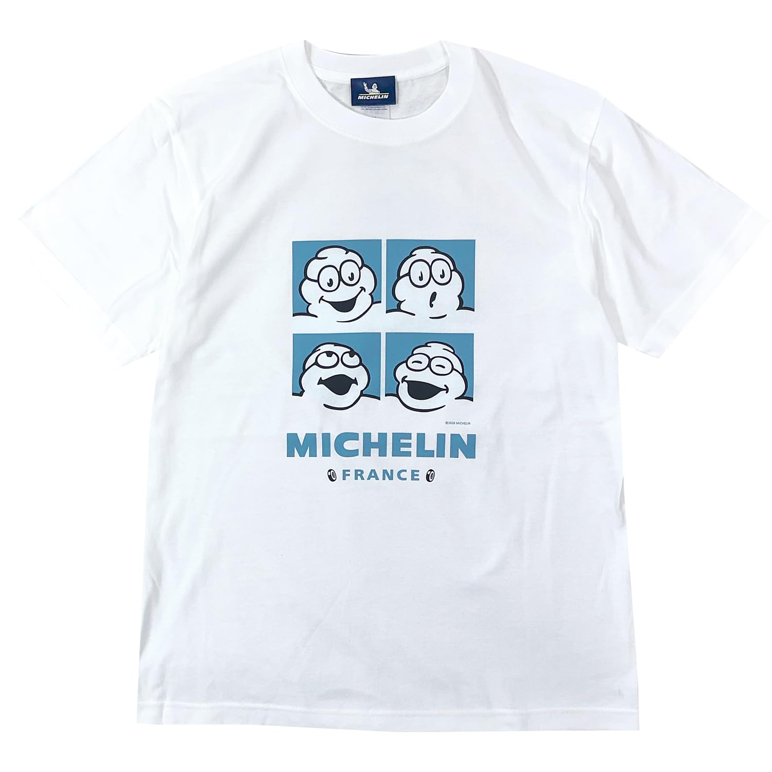 Amazon.co.jp: [ミシュラン] Tシャツ Face ホワイト Mサイズ ユニ