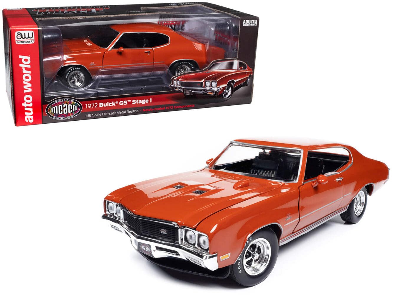 ミニカー 1/18 1972 ビュイック GS ハードトップ MCACN(フレーム