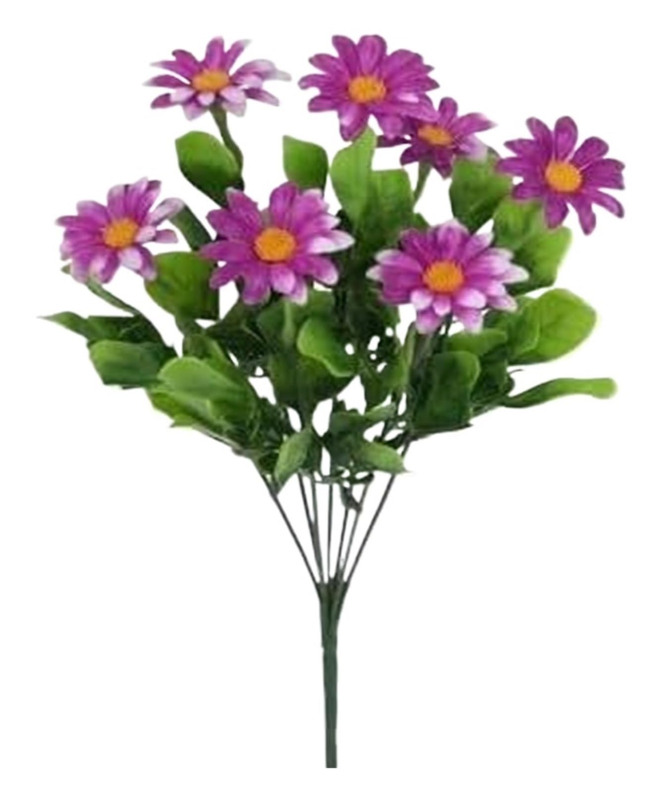LXURY 1/3PCS Artificial Flower Fake Plant Wedding Arch Wreath Festival Home Room Table Decor Outdoor Yard Accessory(VIOLET/紫罗兰,3pcs)