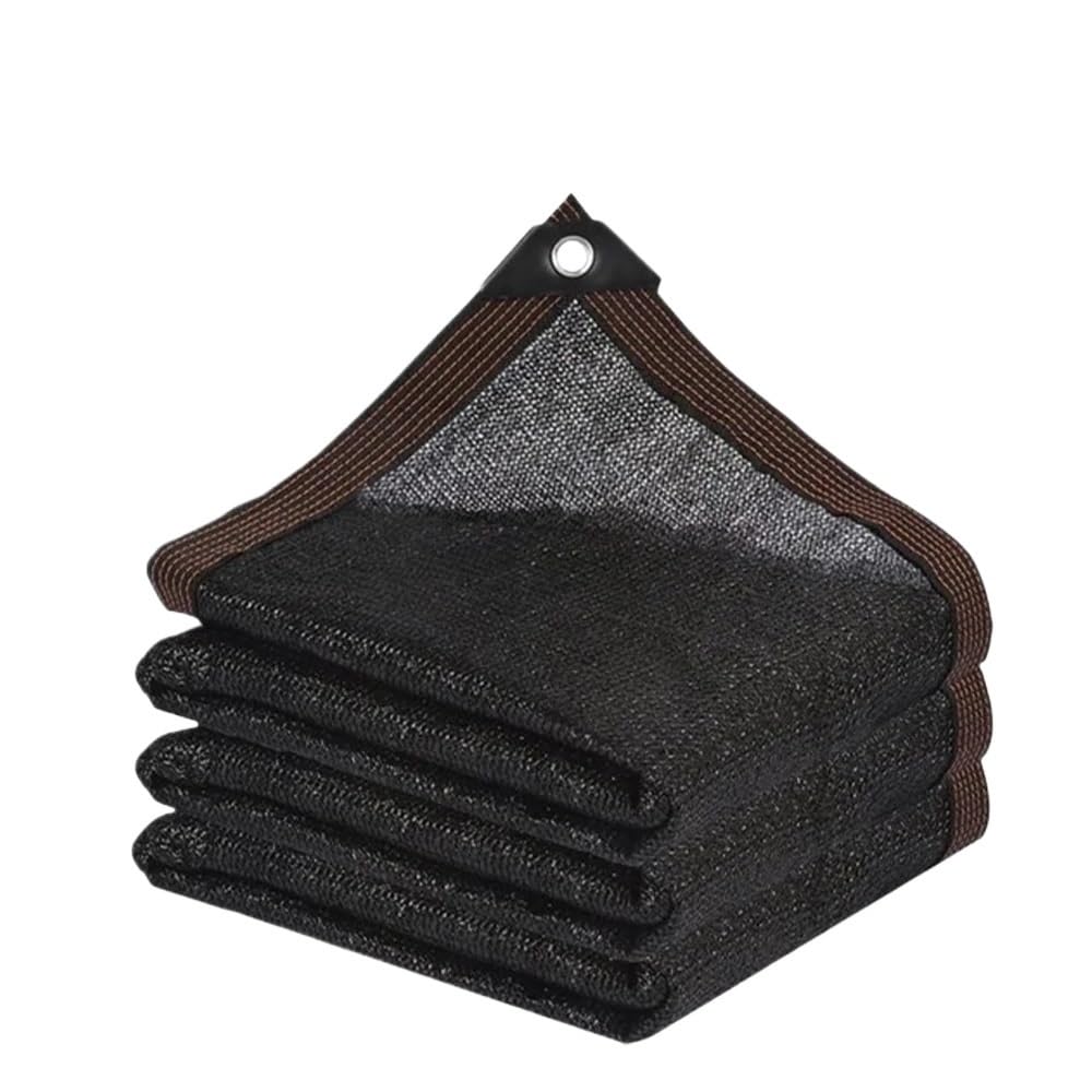 Brise vue balcon et filet d'ombrage noir 200x400 cm pour jardin