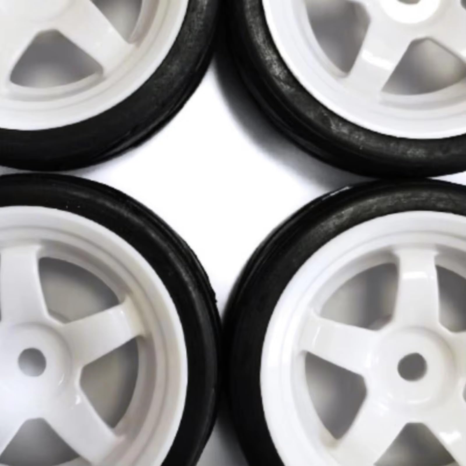 Llantas Plástico para WPL D12 1/10 RC Mejora Coche Reemplazo Modificado