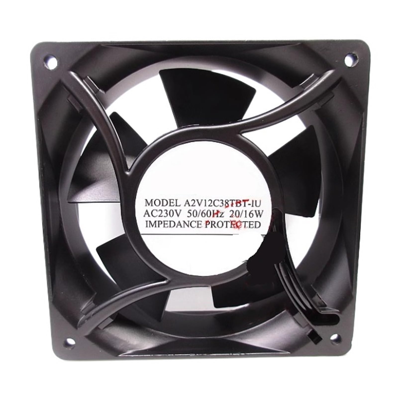 Ventilateur de refroidissement A2V12C38TBT-IU contre la surchauffe des boîtiers AC230V