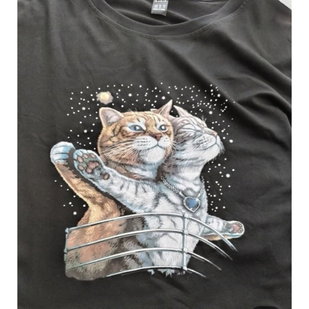 Amazon.co.jp: タイタニック猫 Tシャツ Lサイズ : ペット用品