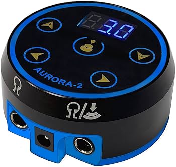 Amazon.com: Aurora 2 II Tattoo Machine Power Supply 2nd