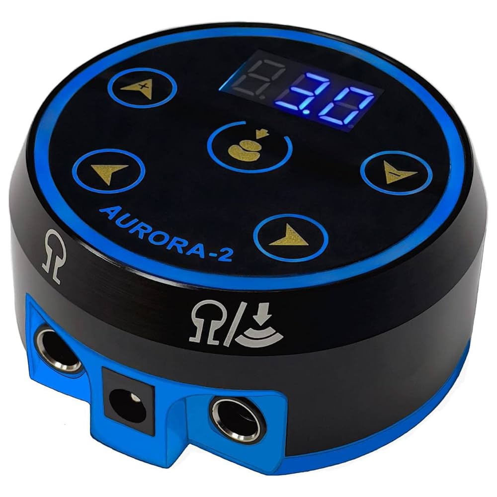 Amazon.com: Aurora 2 II Tattoo Machine Power Supply 2nd