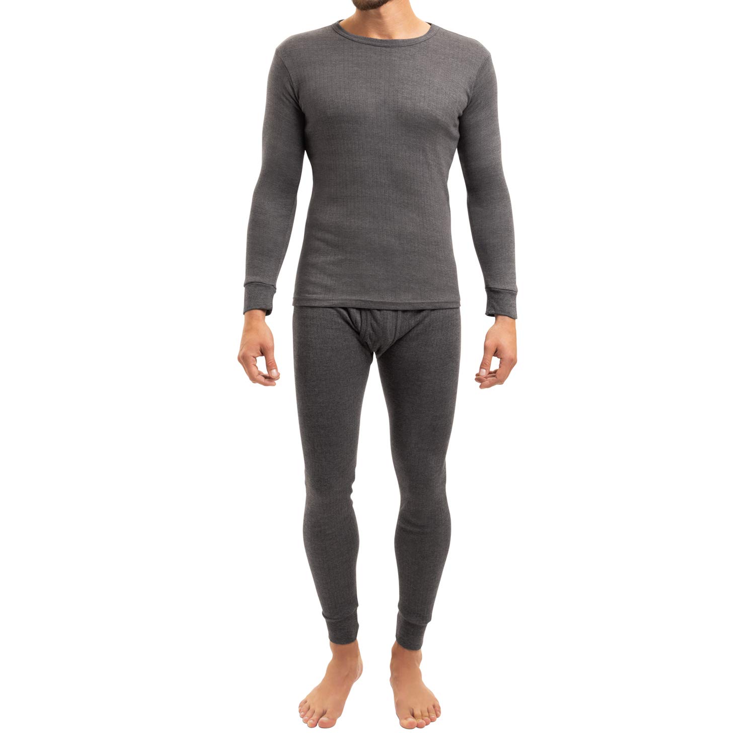 Ensemble de sous-vêtements MT thermiques et de ski pour homme à manches longues avec intérieur en polaire