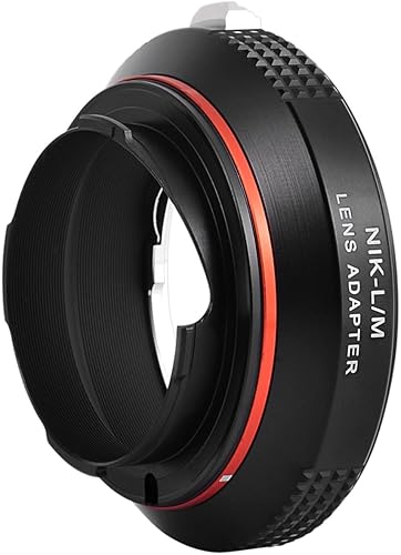 Miniatura 6 de PHOLSY Adaptador de montaje de lente con codificación de 6 bits compatible con Nikon F AI AIS AF AF-I AFS lente a Leica M Mount cuerpo de cámara