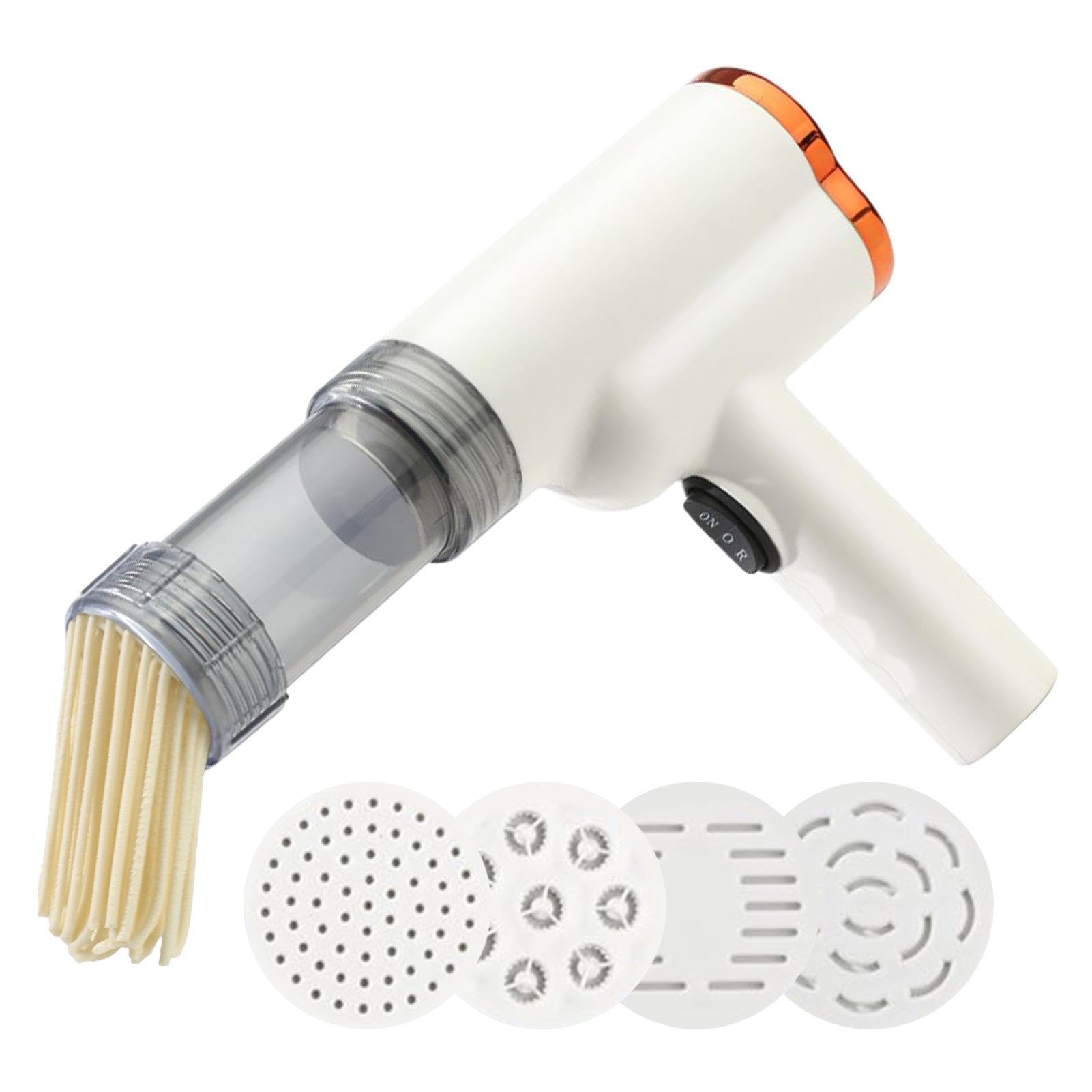Macchina per Pasta Elettrica Macchina Automatica per Pasta | Impastatrice Portatile con 5 per cucina , pizza, alimenti, preparazione verdure