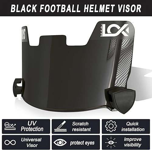 Miniatura 3 de Visera de fútbol - para cascos de fútbol juvenil y cascos de fútbol para adultos