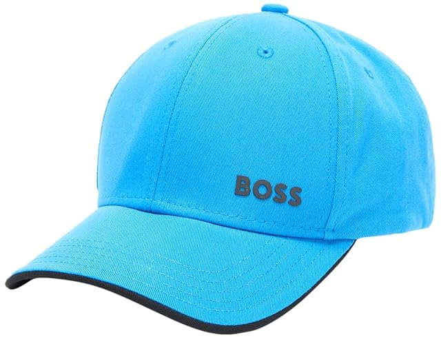 BOSS Mens Bold Curved Logo Cotton Twill Hat