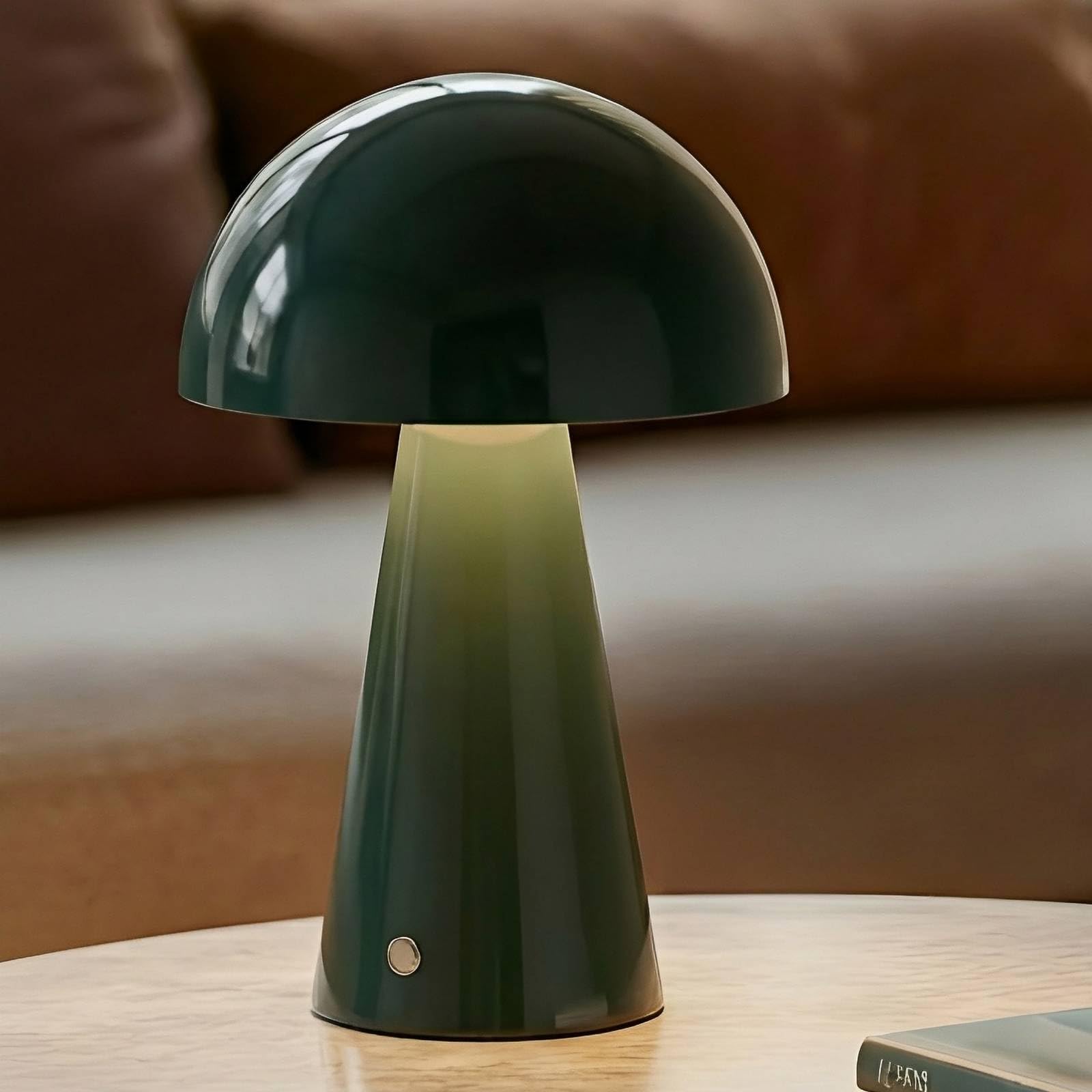 Lindby LED Tischlampe Nevijomit USB Anschluss dimmbar (Modern) in Grün aus Metall (1 flammig,) - Tischleuchte Schreibtischlampe Nachttischlampe Wohnzimmerleuchte