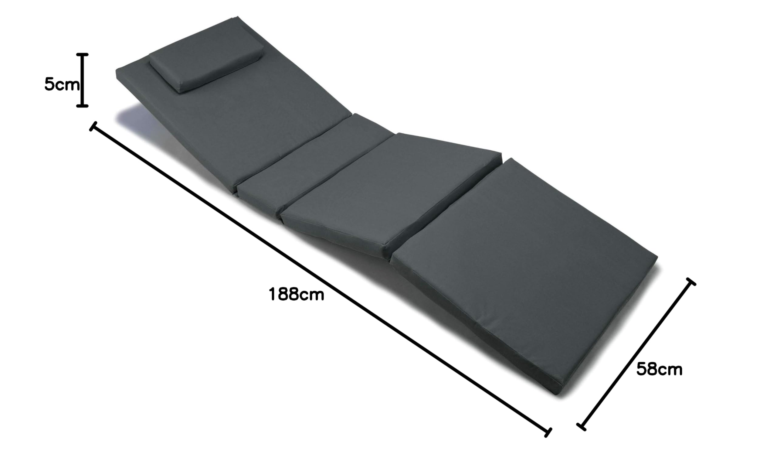 Set 2x Liegenauflage Auflage Waldsofa Saunaliege Po Produktbild-Vorschau 6