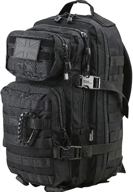 Kombat Unisex Outdoor Molle Backpack available in Black - 28 Litres