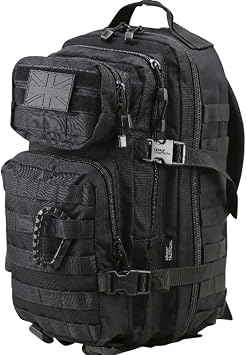 Kombat Unisex Outdoor Molle Backpack available in Black - 28 Litres