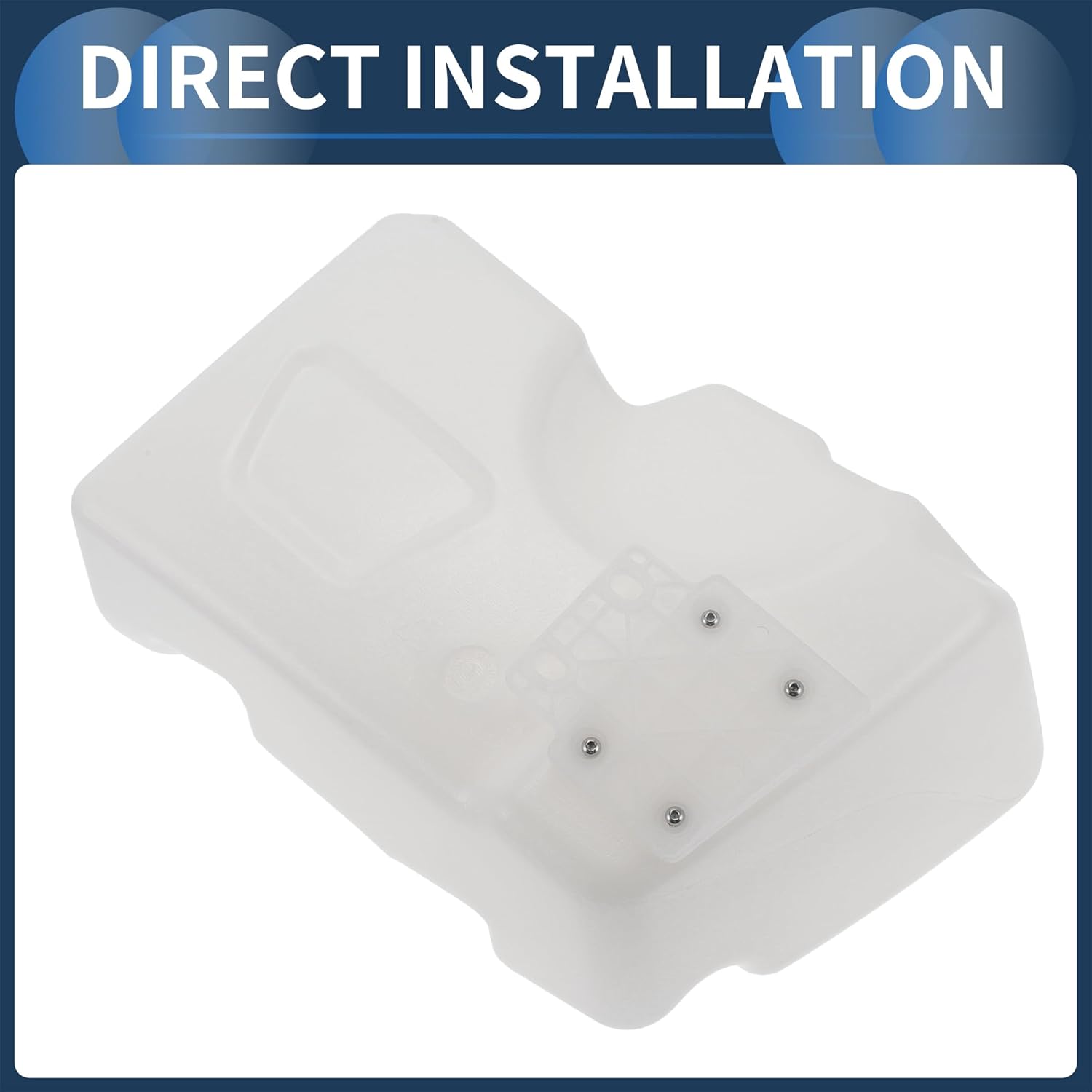 Washer Reservoir Tank, Windshield Washer Reservoir No.DMB500040 for Land Rover LR3 2005-2009 for Range Rover Sport 2006-2009 White, 1 Pc