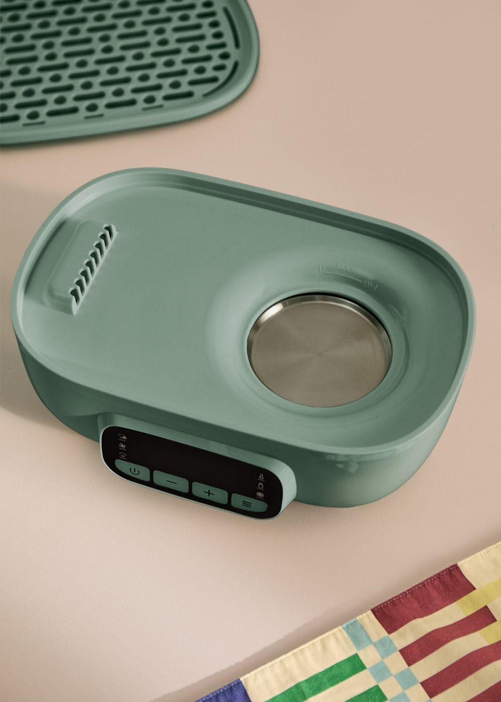 CREATE/BABY BOTTLE CARE/Multifunktionssterilisator mit Trocknungsfunktion Salbeigrün/Fassungsvermögen 8 Flaschen, vollständige Trocknung, sterile Aufbewahrung, Flaschenwärmer,Obsttrocknung, 600W