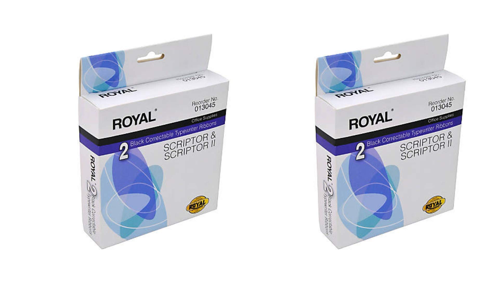 Amazon.com: Royal- 2 Black Correctable Typewriter Ribbons for Scriptor ...